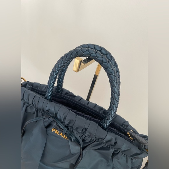 Prada Tessuto Bow Handle Bag - Picture 8 of 12